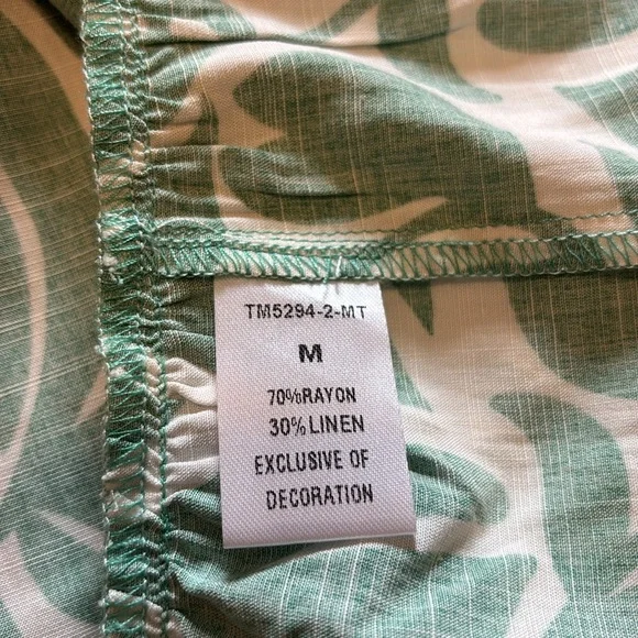 THML‎ Mint Green Floral Print Halter Top size M NWT - Picture 5 of 8